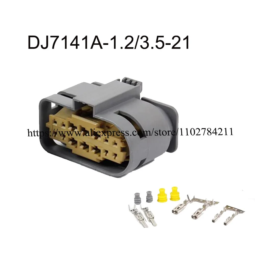 impermeavel masculino e feminino fio conector terminal automotivo plug 14 pin socket selo de borracha 100conjunto dj7141a12 521 100set 01