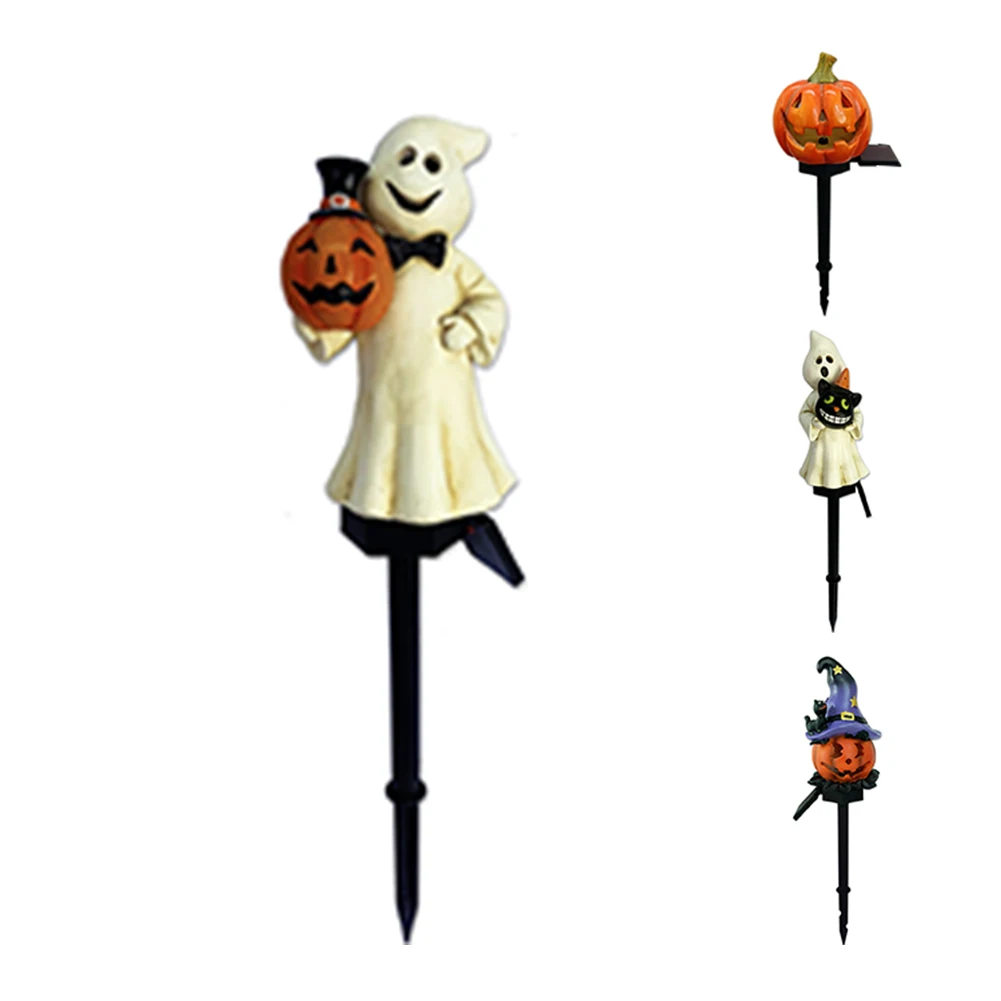 

Halloween Pumpkin Solar Pathway Lights, Solar Garden Lights, IP55 Waterproof Ground Pile Lamp, Halloween Outdoor Decor