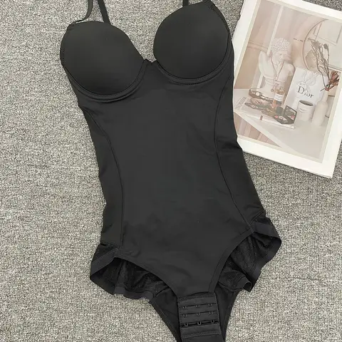 Bodysuit Enhanced Version Postpartum Bodysuit with Bra Lace Seamless Shapewear Underwear Women's Winter Underwear with Bone And Button