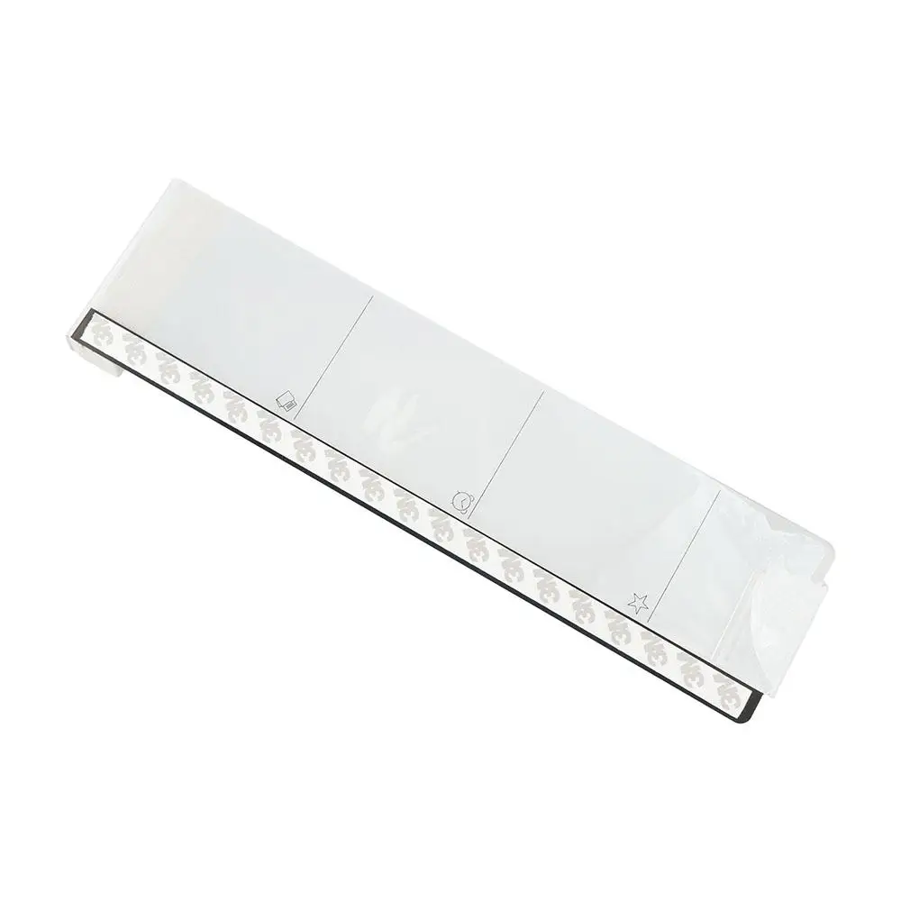 

Desk Organizer Desktop Storage Name Card Phone Holder Acrylic Monitor Message Memo Board Name Card Holder Sticky Note Display