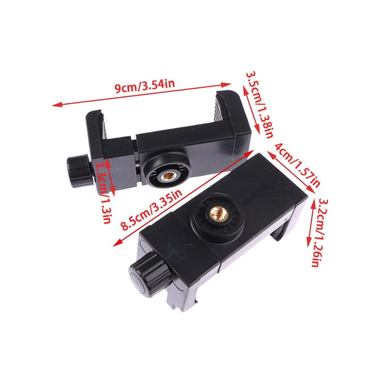 Support de téléphone universel avec pince pour smartphone, support à clip, support rapide, adaptateur de trépied en métal avec support de chaussure froide