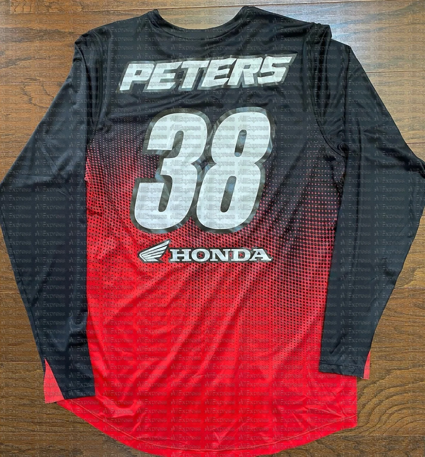 

Мужская гоночная футболка с длинными рукавами, новинка 2025 года, Honda # 38, гоночная команда, спорт на открытом воздухе, скоростной сушильный мотоцикл, внедорожный велосипедный топ