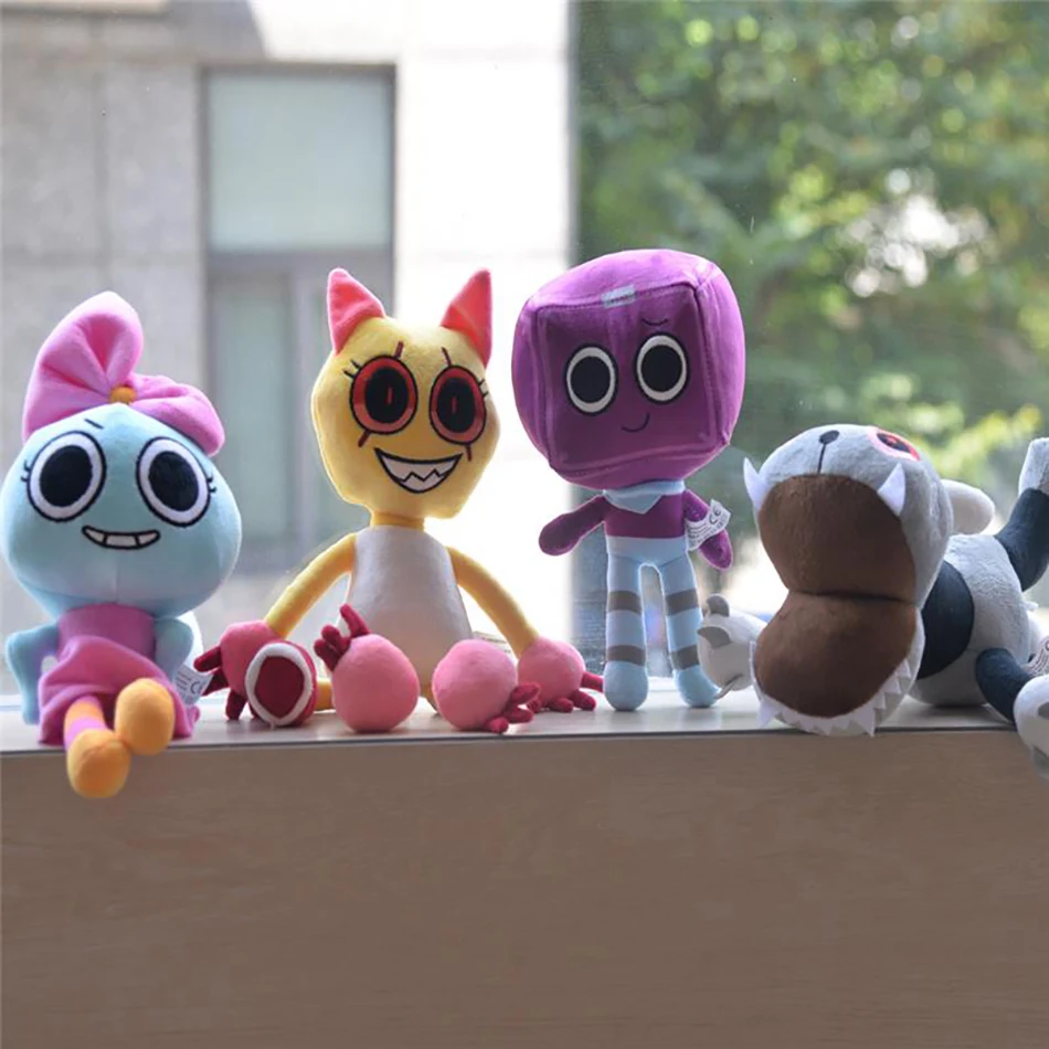 Dandy's World Plushie لعبة رعب لطيفة Goob Pebble محشوة مخدة ناعمة دمية هدية للأطفال لعبة خردة لطيفة مخيفة #5