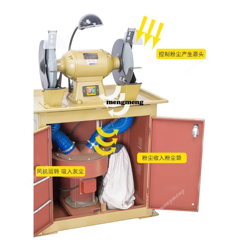 

New arrive Dust removal environmentally friendly grinding machine electric industrial grade grinding machine floor type 220V 380