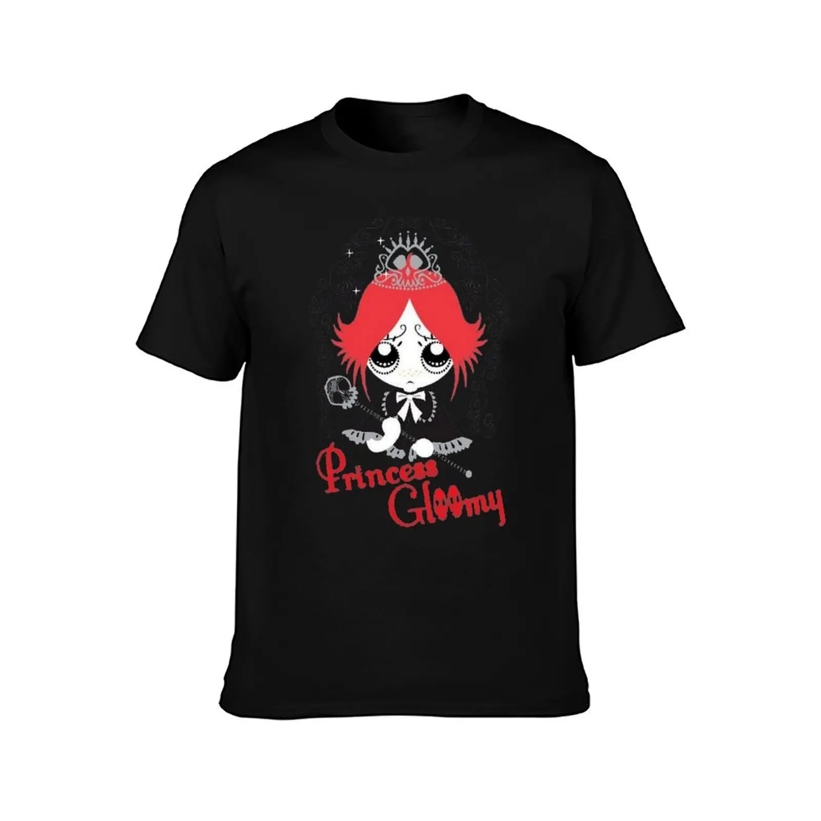 Ruby Gloom - Princess Gloomy T-Shirt Big Size Crew Neck T-Shirt