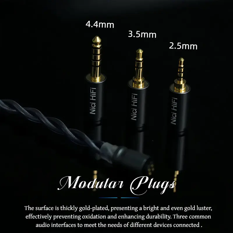 Nici HiFi-20 Pro Flagship DIY Litz Modular Balanced Extension Cable with 0.78 2PIN MMCX IE900 N5005 N30 N40 MMCX IE300