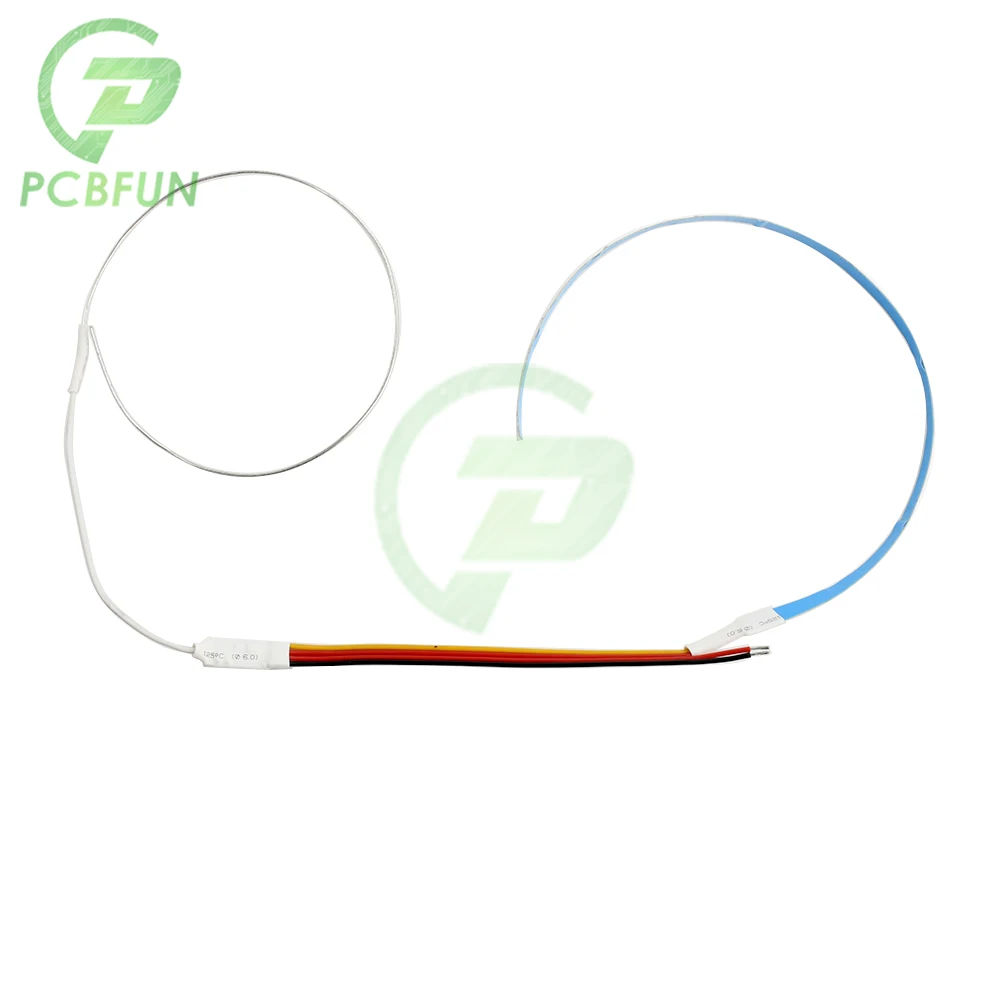 DIY Luminous Touch River Tischmodul-Kit – LED-Treiber-Lichtleiste mit 3–24 V Touch-Sensor, Metallspule für Heimdekoration