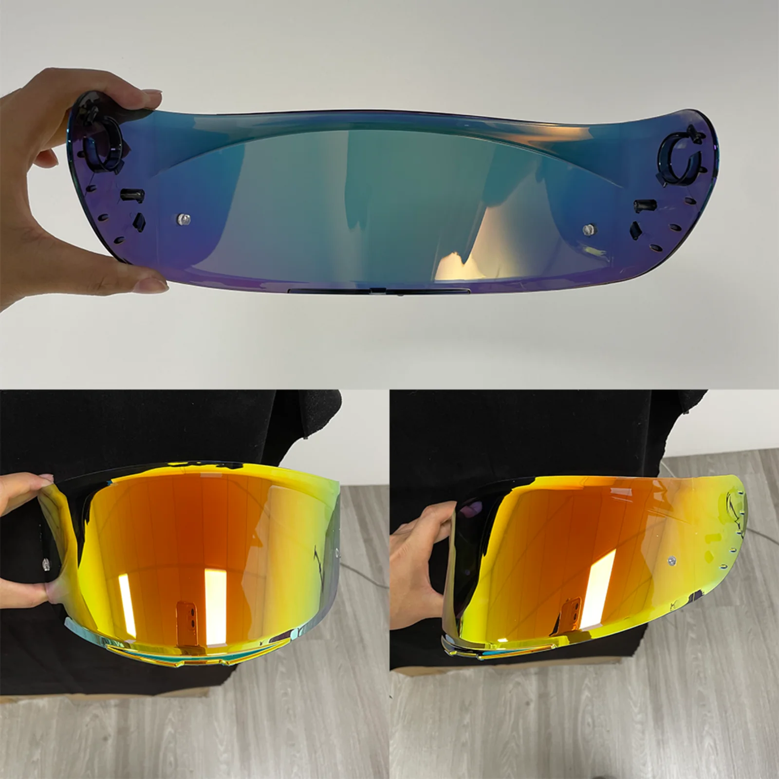 Viseira V14 para MT Revenge1/2, Blade1/2, Targo, Targo Pro, Rapide, Rapide Pro - Lente de Capacete com Proteção UV