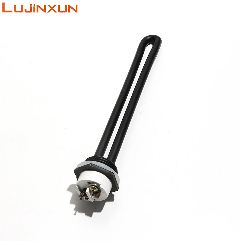 LUJINXUN 1 "전기 온수기 요소 검정색 방수 스케일 가열 파이프 DN25/32mm 220V/380V 1.5KW/2KW/3KW/4KW/5KW 1pc
