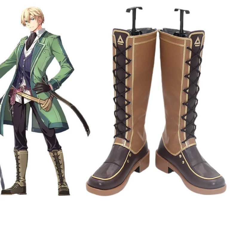 Buty Anime Gamr Jusis Albarea Trails of Cold Steel Cosplay Halloween Akcesoria Rekwizyty