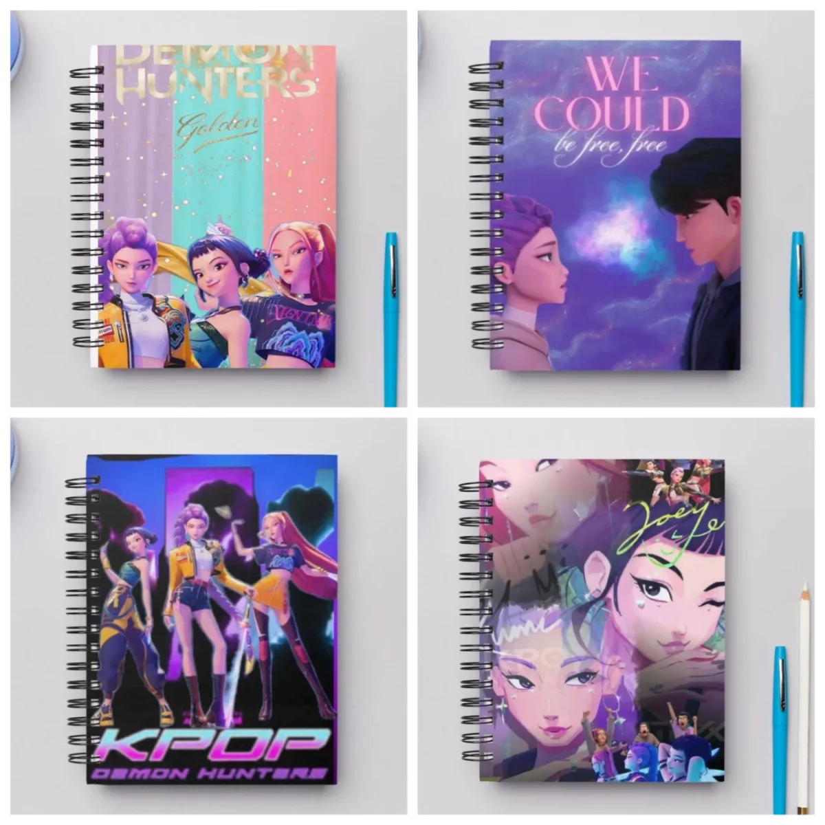 Cuaderno Kawaii A6 de Anime Kpop para Niñas, Libro de Mensajes con Pegatinas para Estudiantes, Diario Infantil y Libro de Pintura, Material de Papelería