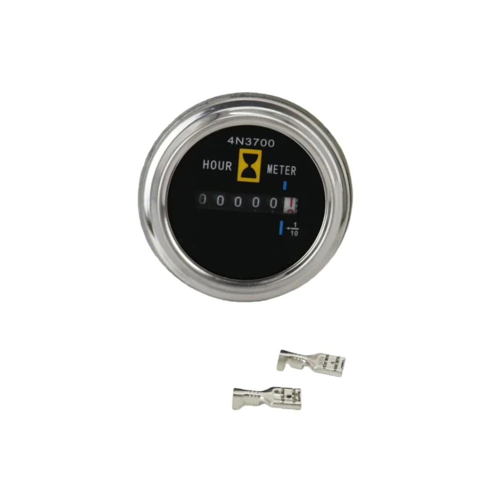 Working Hour Meter 52MM Timing Meter 4N3700 4N-3700 Operating Hours Meter 52MM Timer Excavator Loader  Auto Parts