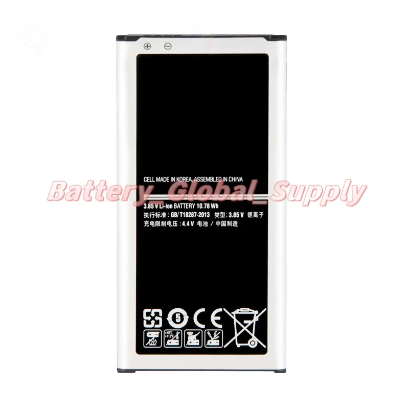 

Applicable to EB-BG900BBC S5/SM-G900F/G900I/G900M/G900T battery 3.85V 2800mAh 1PCS