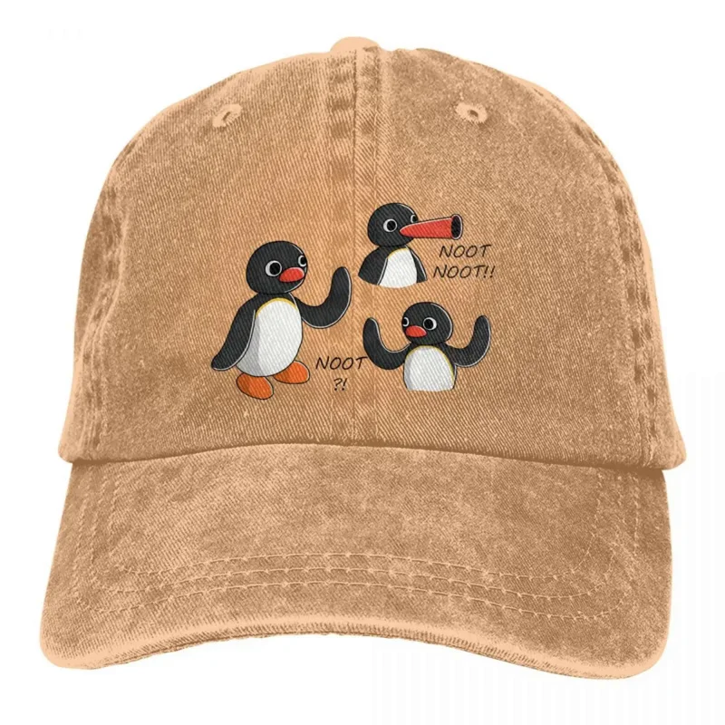 

Cool baseball cap men hats women visor protection snapback Noot Pingu Pinga Penguin TV caps