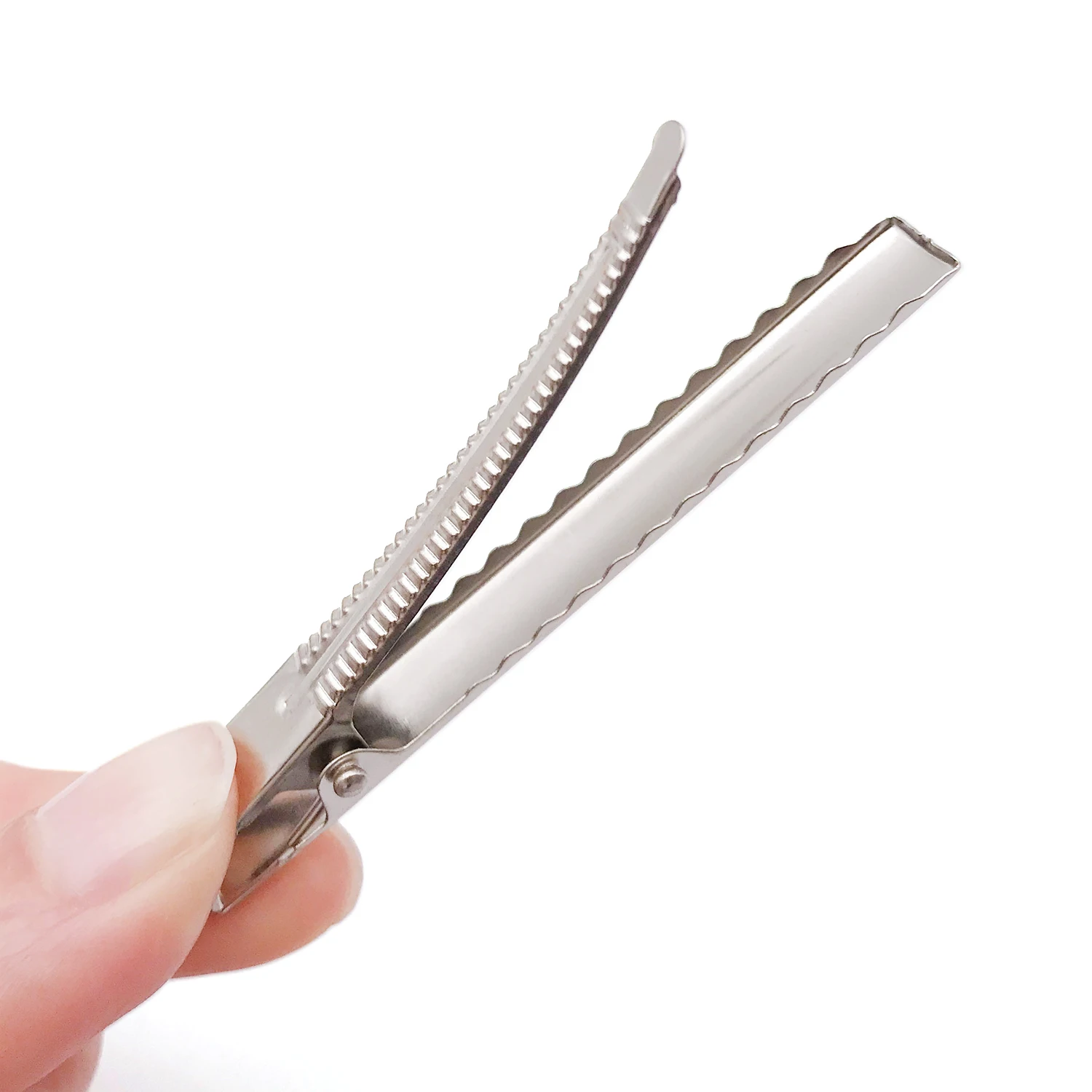 20pcs 20-72mm duckbill Clips Basic Platinum Hair Clip for DIY Jewelry Hair Pins Women Hair Style Clip Tools Making Accessories view 5