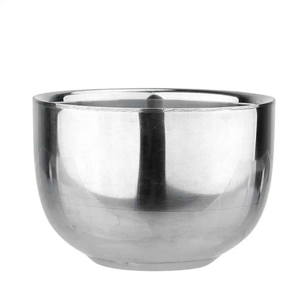 Small Coffee Cup Double Wall Water Cup Stainless Steel Tea Cup Heat Insulation Coffee Mug Bowl Kitchen Accessories
