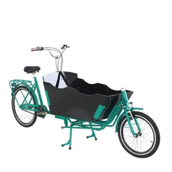 Pedal or electric cargo bike 2 wheel with 250w motor EU popular