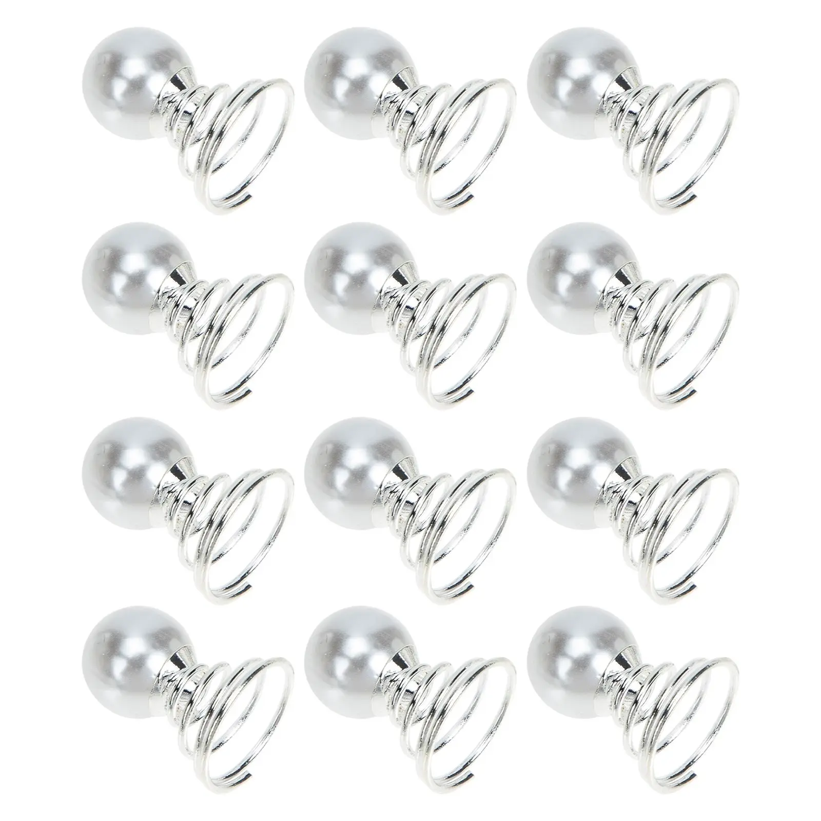 

20 Pcs Pearl Hair Clip Sparkly Barrettes Accessories Spiral Pins Clips Elegant Hairstyles Lightweight Travel