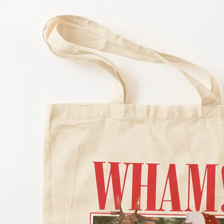 آخر عيد الميلاد حمل حقيبة مخصصة حقيبة قماش سوبر ماركت حقيبة قابلة للطي أكياس التسوق القابلة لإعادة الاستخدام رائعة #3