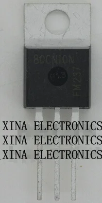 IPP80CN10N 80CN10N 13A/100V TO-220 ROHS ORIGINAL 10PCS/lot  Free Shipping Electronics composition kit