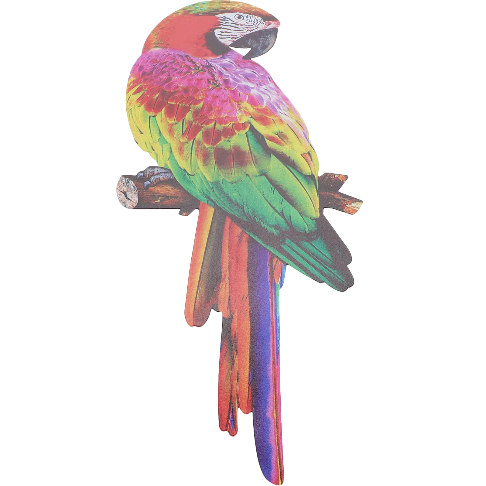 

Iron Parrot Hanging Bird Wall Pendant Sculpture Bright Color Durable Material Home Office Decor Garden Fence Gate