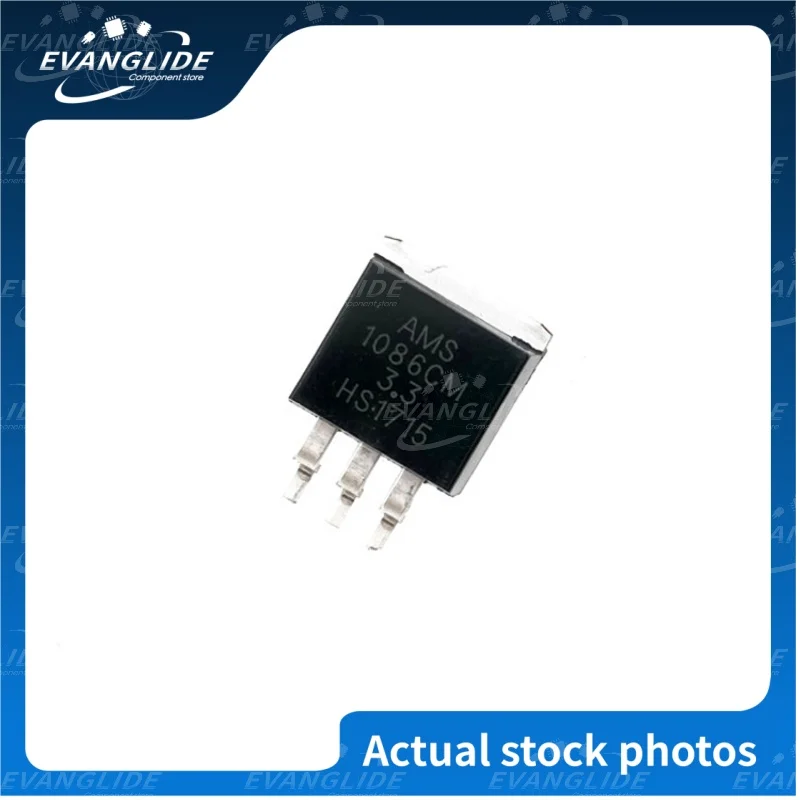 20 PSC/LOT AMS1086CM-3.3 Orginal & New  Also known as AMS1086CM-3.3 Low voltage differential Regulator (LDO)