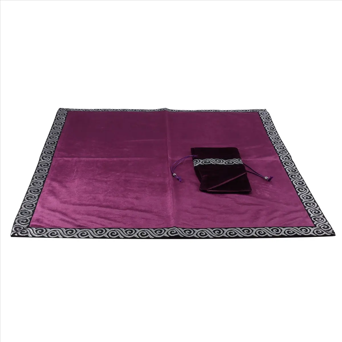 【STOCK】 Table Cloth Altar Tablecloth Velvet Divination Wicca Tapestry Tablecloth with Tarot Pouch ()