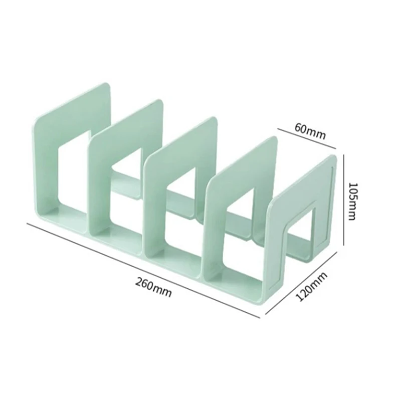 Estante organizador de escritorio de almacenamiento de libros grueso multiusos para libros, revistas, archivos, escuela, suministros de oficina, artefacto de almacenamiento