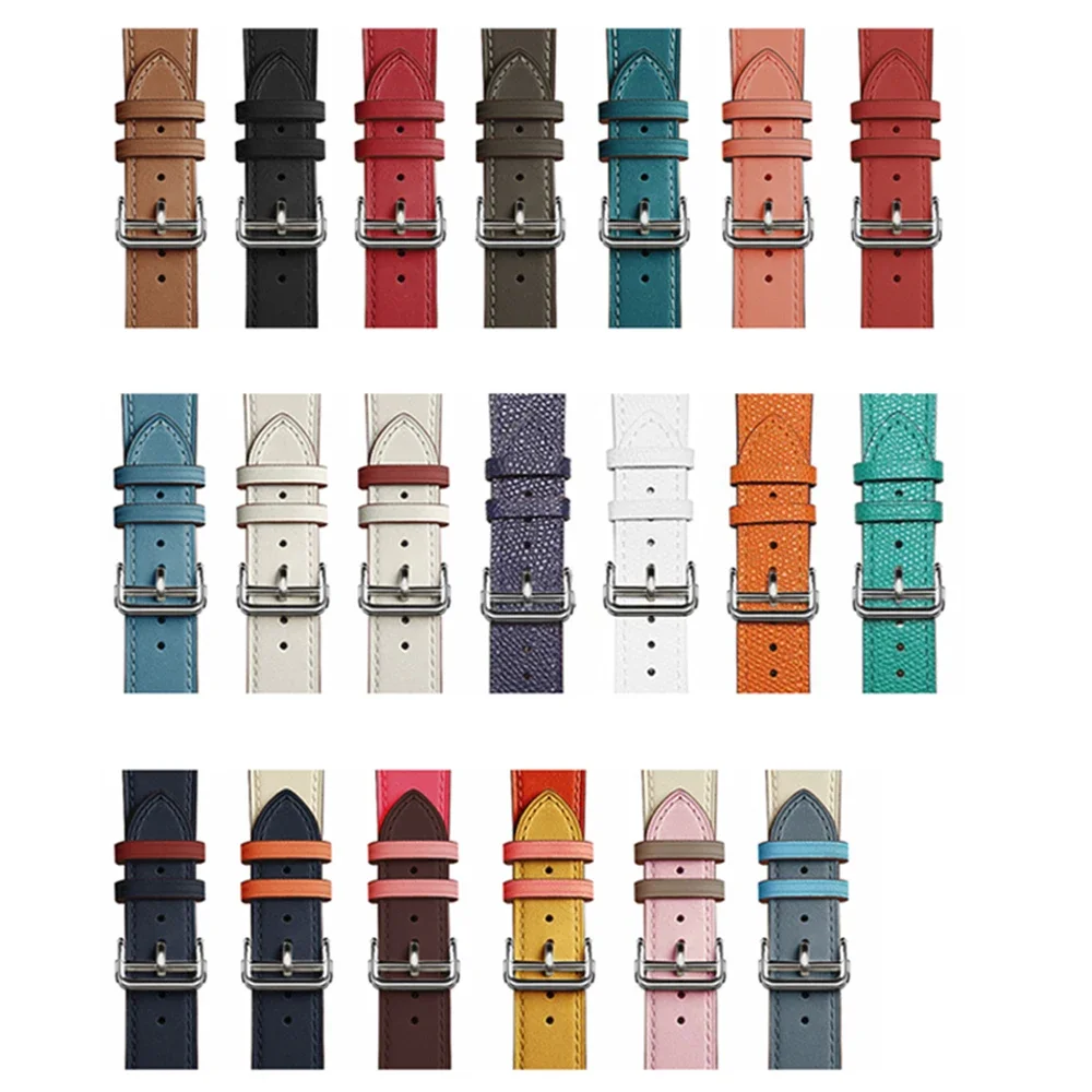 Premium Leather Strap for Apple Watch Series Ultra 10 9 8 7 6 5 4 SE Band for iWatch 49mm 46mm 42mm 45mm 41mm 44mm 40mm Correa