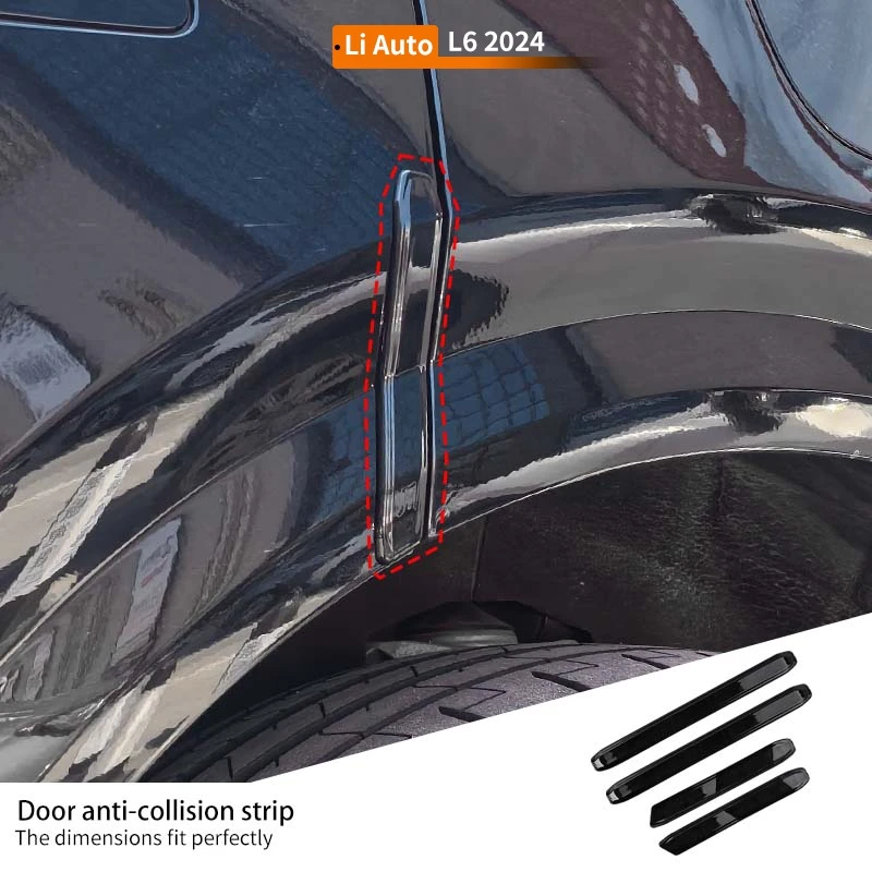 

Car Door Anti-collision Strip Scratch Wear resistant Exterior Accessories Protective Stickers Strip For Li Auto Lixiang L6 2024