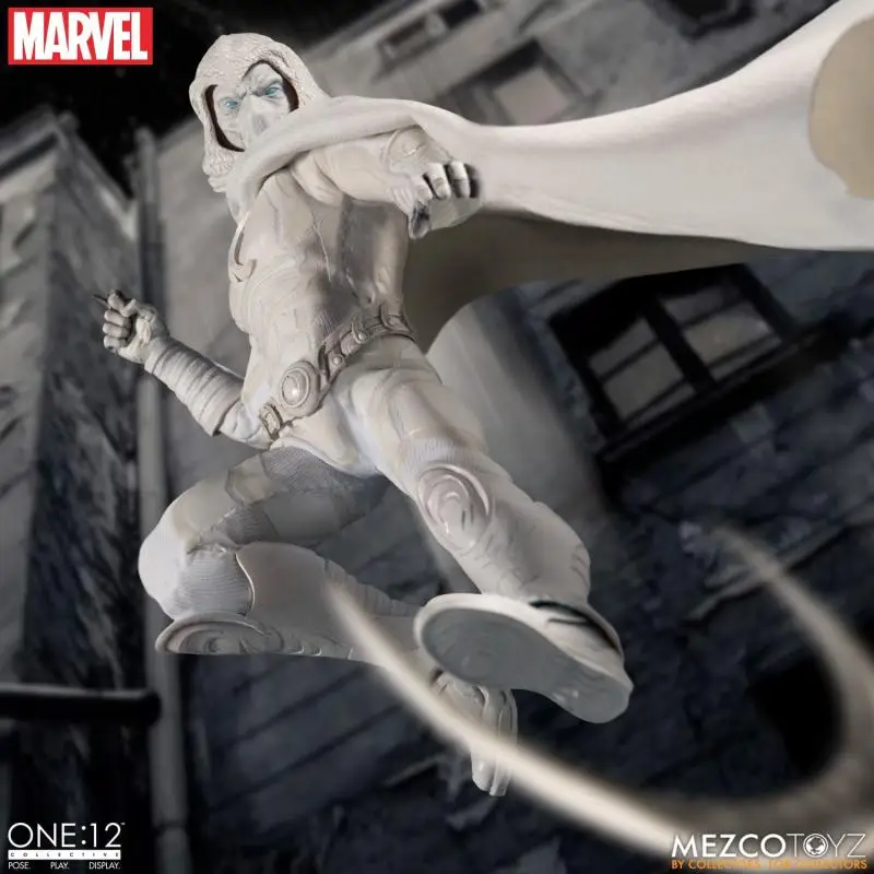 In Stock Original Mezco ONE:12 Moon Knight Anime Action Collection Figures Model Toys Gifts for Kids