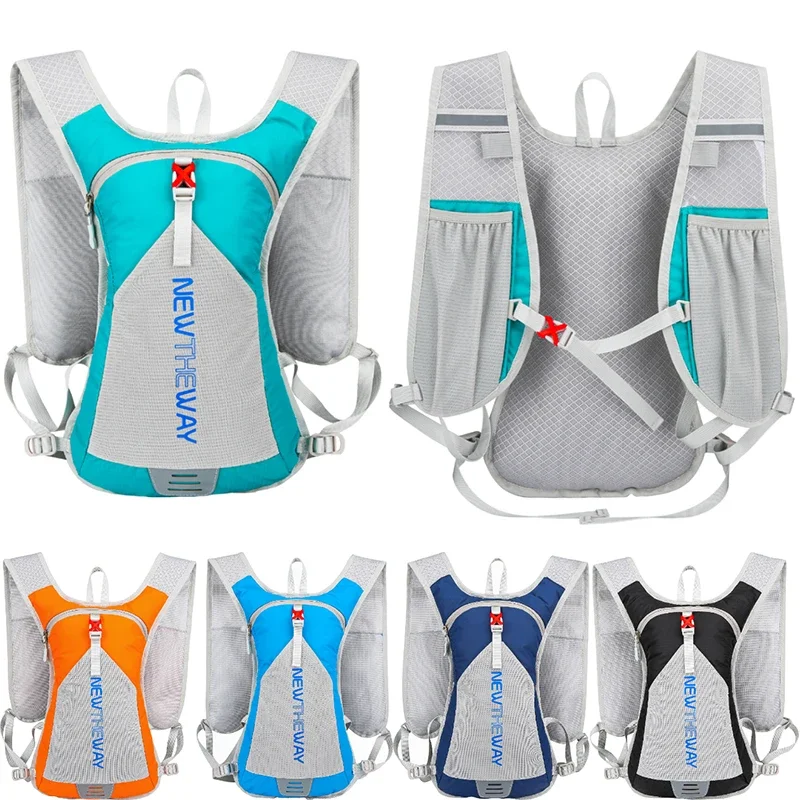 Foldable Backpack Bike Cycling Water Bag Portable Storage Knapsack Run Sport Climbing Hiking Daypack Hydration Bladder Rucksack