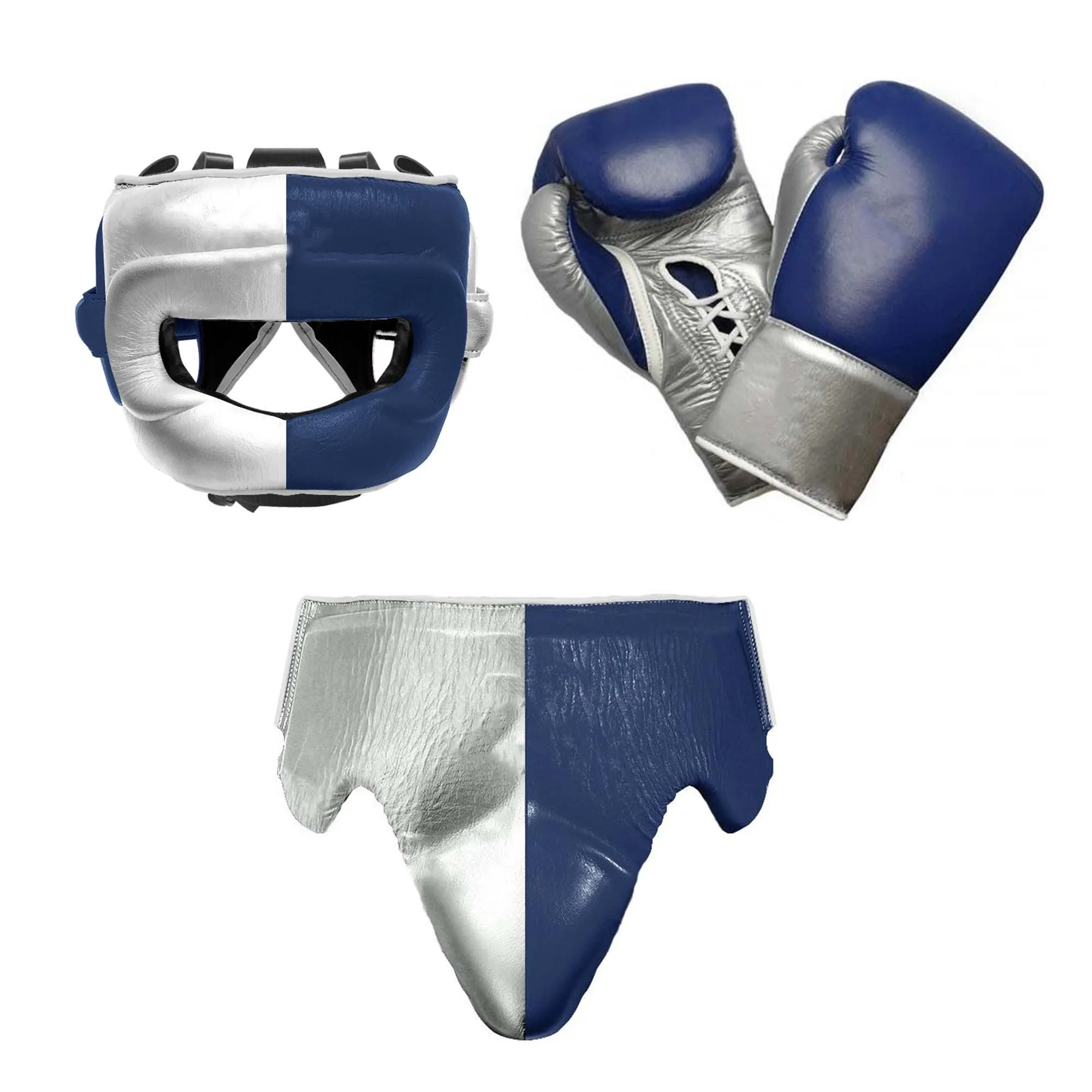 Premium Professional Complete Boxing Suit with Leather Gloves and Groin Protective Film EVA and PU Materials