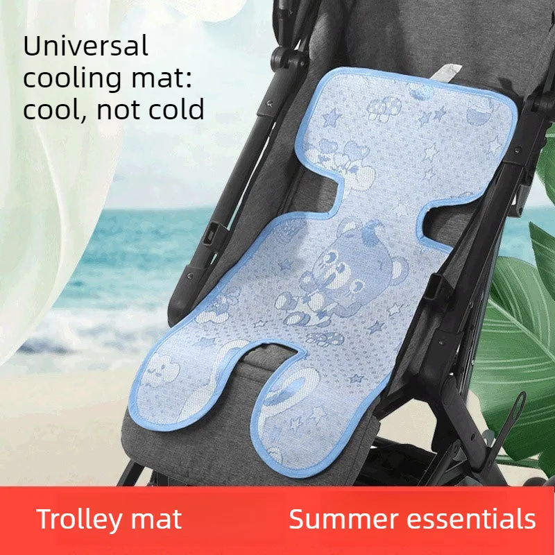 Car Seat Baby Cooling Pad for Summer Breathable Stroller Cooler Pad Universal Multifunctional Carseat Cooling Mat for Baby Child
