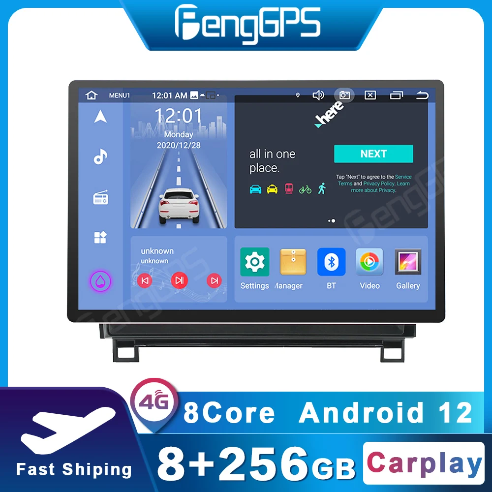 Android 12 Car Radio DVD Player For Toyota Tundra Sequoia 2013 - 2019 Car Multimedia Stereo GPS Navigation Head