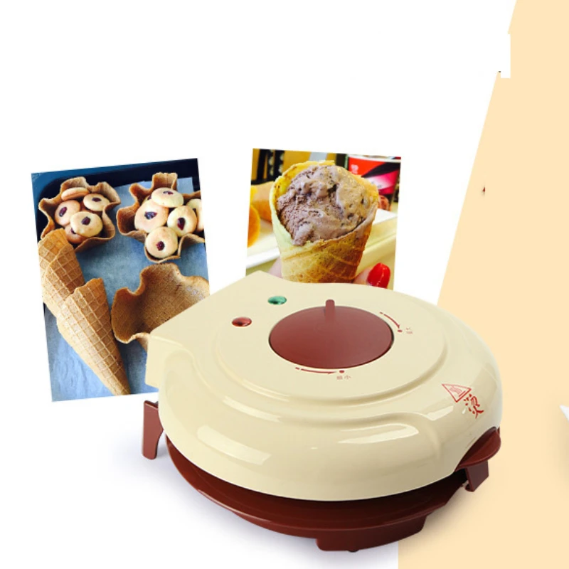 Breakfast Omelette Maker 1PC Home Automatic Double Sided Heated Egg Cylinder Ice Cream Crisper Waffle Cooking Appliances