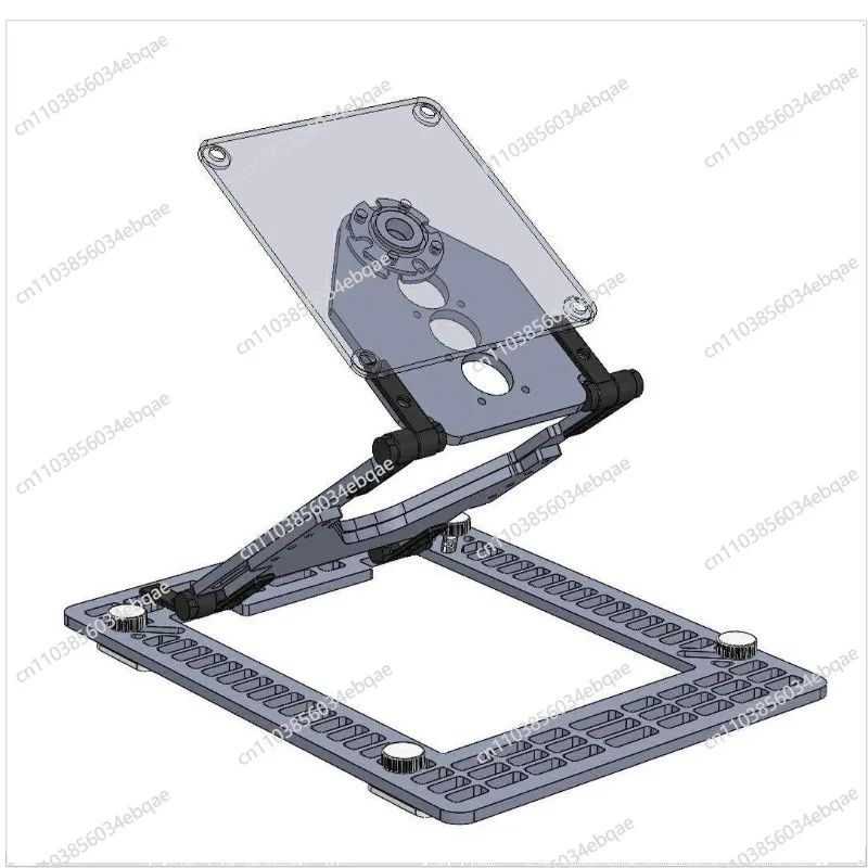 For Thin Folding Portable Monitor Stand 75mm Hole Pitch Wall Mounted Portable Screen