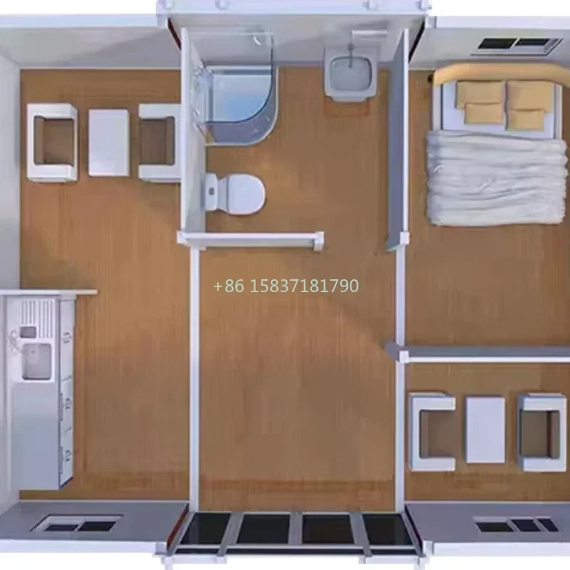 20ft Expandable Container House Prefab Portable Modular Tiny Homes Prefab Folding House Container Homes 40ft Luxury TIny House