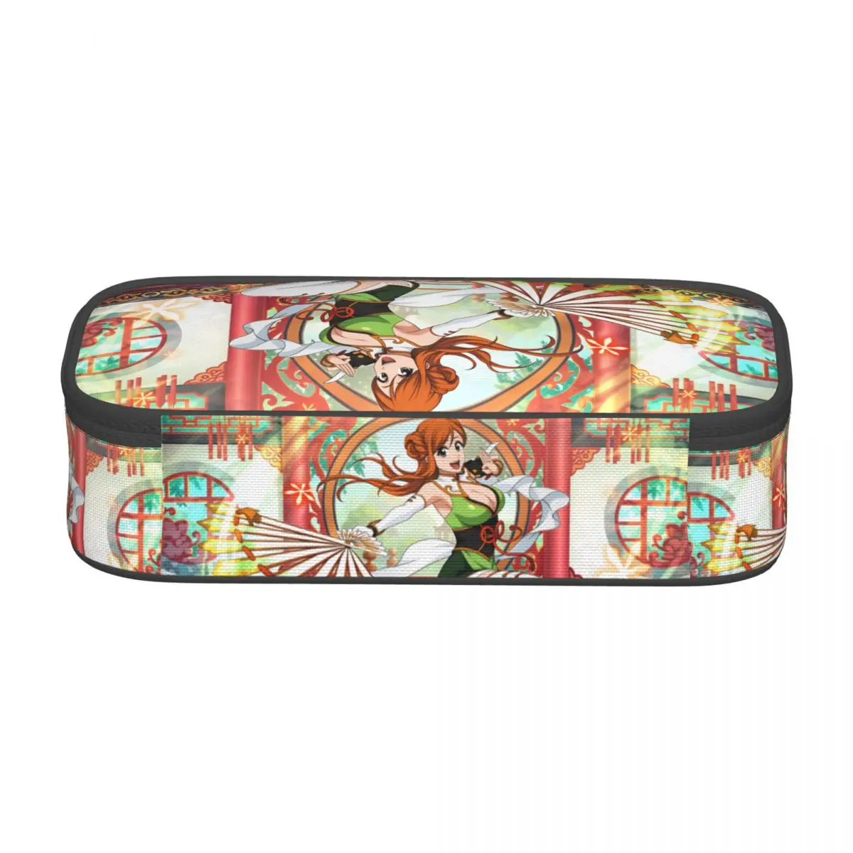 Cute Orihime Inoue Bleach Pencil Case for Boys Girls Orient Society Large Capacity Pen Bag Box Stationery view 3