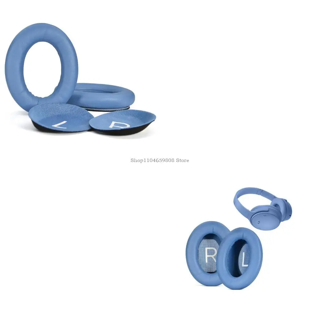 وسائد أذن أذن وسادة الأذن في الذاكرة متوافقة مع أذن سماعات الرأس QC45 QC35 #1