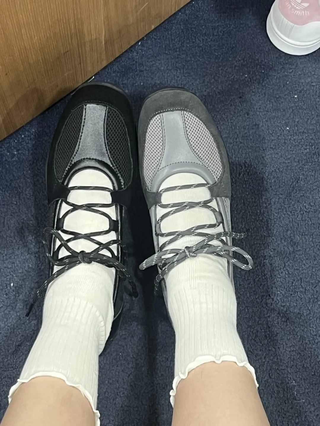 

Повседневные балетки-мэри-джейн для женщин, слипоны на низком каблуке, с клеевой подошвой, из кожи и ткани, в корейском стиле, модные туфли