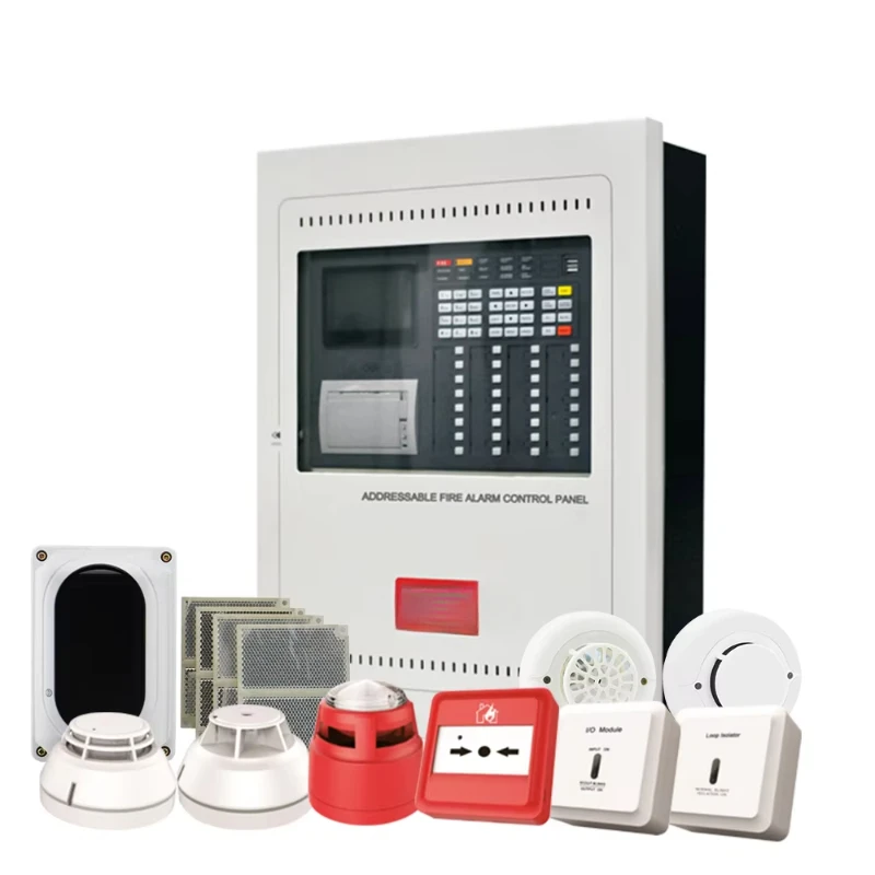 

EN-54 Standard 1-8 Loop Addressable Fire Alarm Control Panel Approved