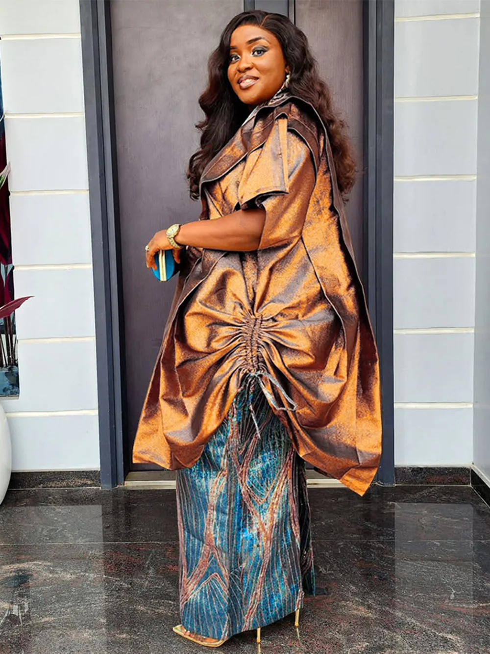 2 pieces vestidos de fiesta elegantes evening party dress traditional sets luxury abayas african dresses for women 2025