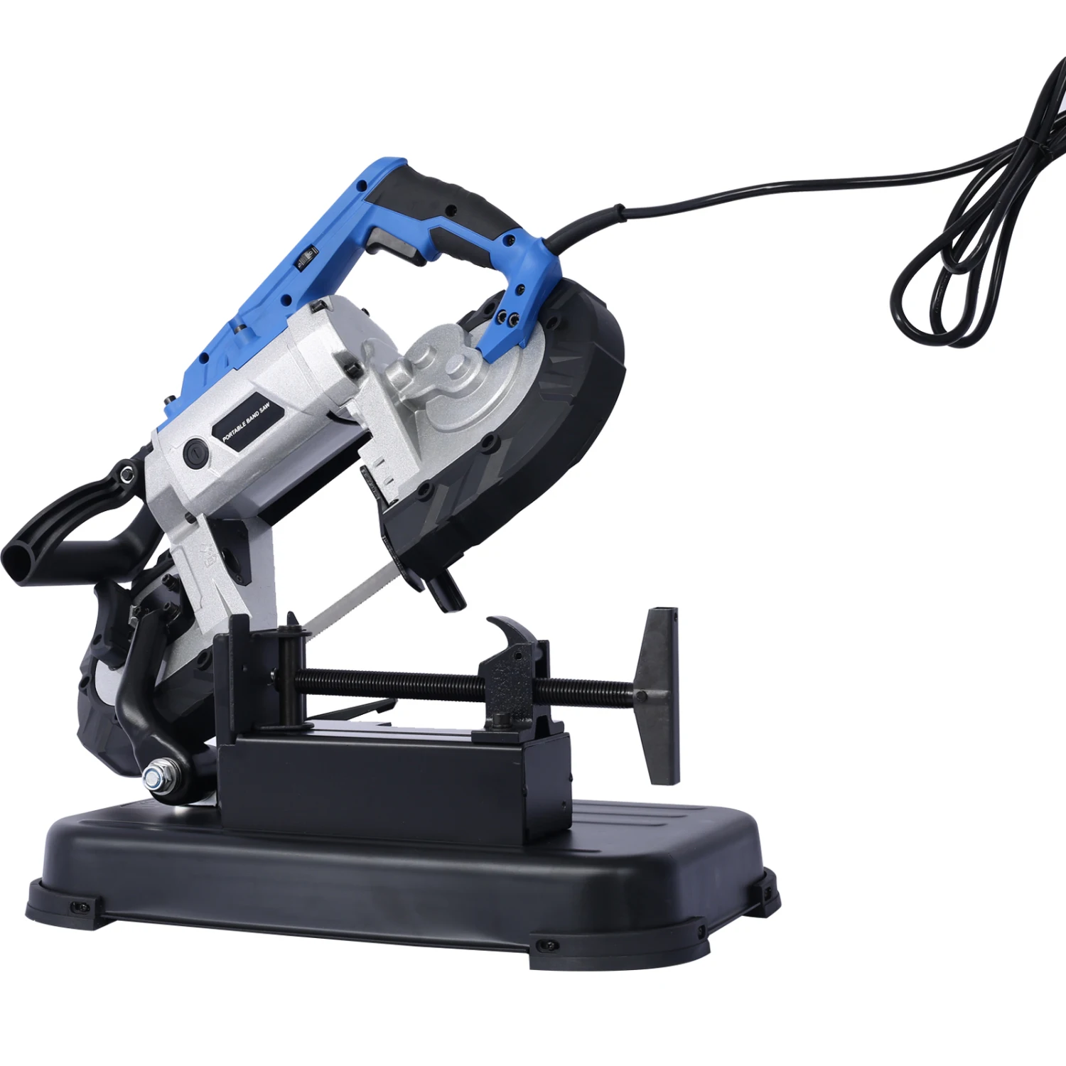 High-Performance Portable Band Saw, Removable Stainless Steel Base, 10A 1100W Motor, 5-inch Depth Cut