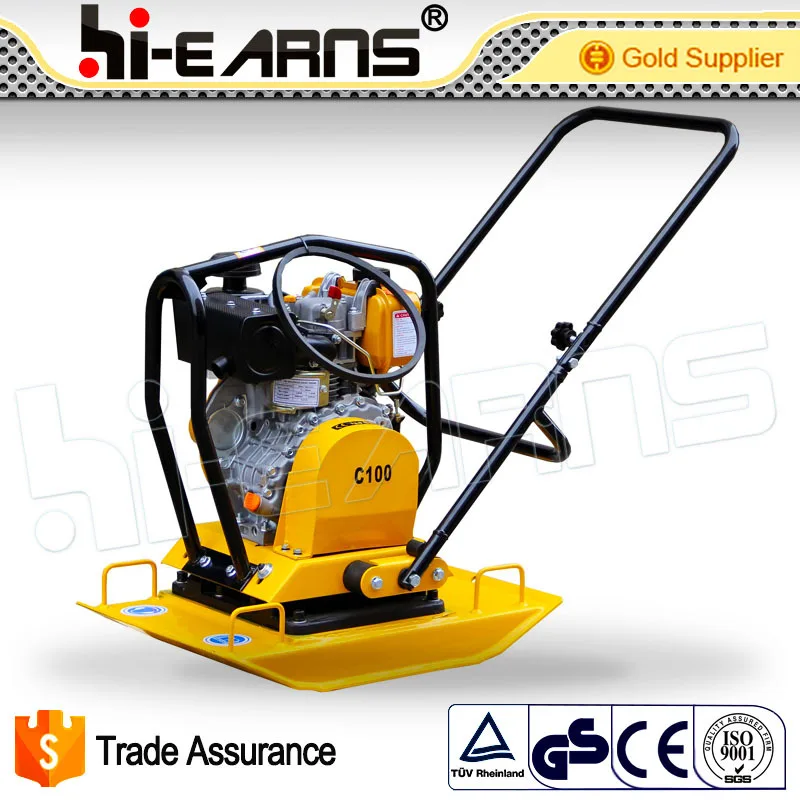 Compactador de placa de motor HRC100 com CE ISO