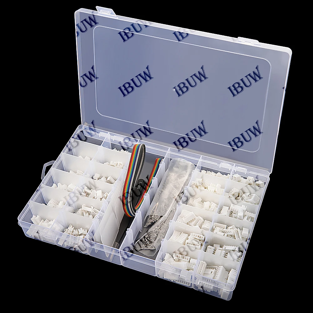 

PH2.0mm XH2.54mm 2P 3P 4P 5P 6P 7P 2.54mm 2.0mm Pitch Shell Base JST Mixed Set Box Straight Pin Bent Pin Terminal 2-7P