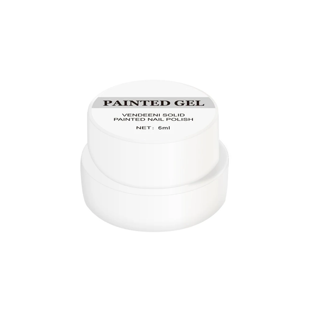 Vendeeni 6 Colors/set Rock Pearl Shell Gel Nail Polish Soak Off UV LED Shiny Glitter Pearl Gel Manicure Gel Varnish 6ml