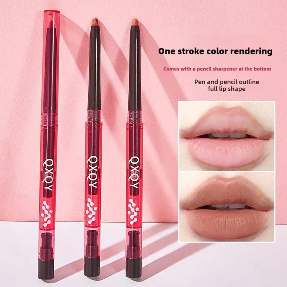 

Waterproof Matte Lipliner Pencil Red Contour Tint Lipstick Lips Non-stick Makeup Cup Moisturising Women Long Lasting