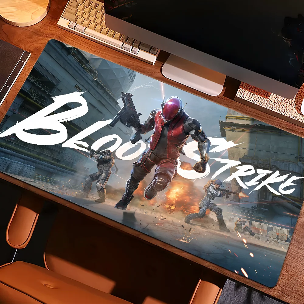 لوحة ماوس مضادة للفرش للمنزل بلود مخصصة مريحة للمكتب مطاطية كبيرة لعبة سترايك حصيرة مكتبية لوحة مفاتيح الكمبيوتر غير قابلة للانزلاق