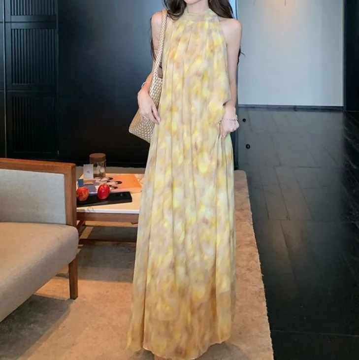 Vestidos para mujer único Otoño Invierno de manga larga cintura de seda leche recogida fruncido fruncido plisado a mano volantes pastel Sexy